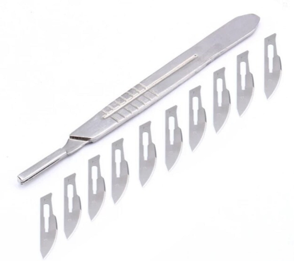Kit de dermaplaning con 20 cuchillas