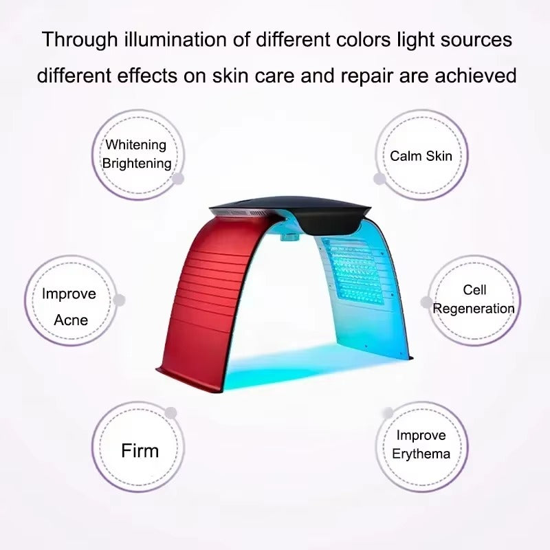 Campana led 8 colores con vapor frío