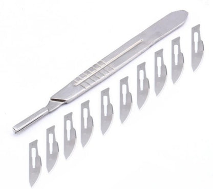 Kit de dermaplaning con 20 cuchillas