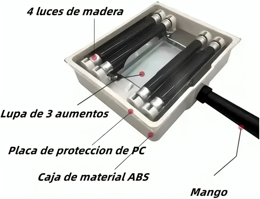Lámpara de Wood
