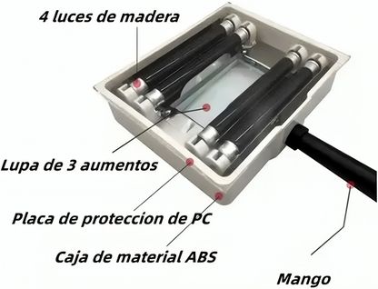 Lámpara de Wood